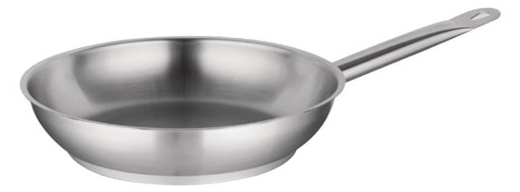 Vogue Stainless Steel Induction Frying Pan, 280mm