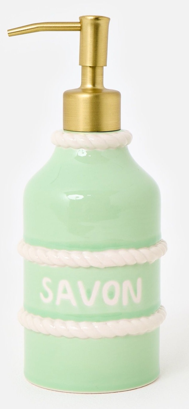 Green Ceramic Soap Pump